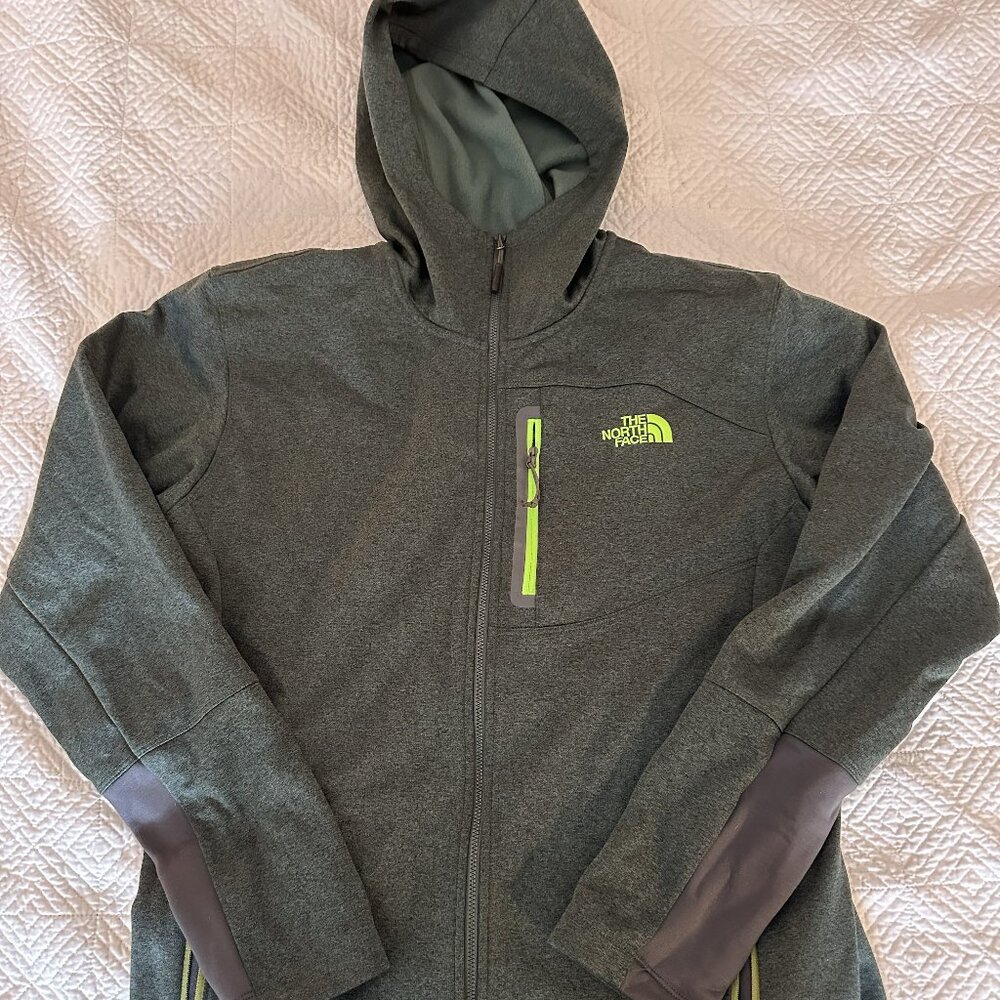 Noryh Face Fleece Hoodie - Green - Size L Excellent Condition